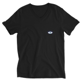 Evil Eye Short V-Neck T-Shirt Black • Adara Apparel