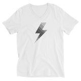 Flash Short V-Neck T-Shirt White